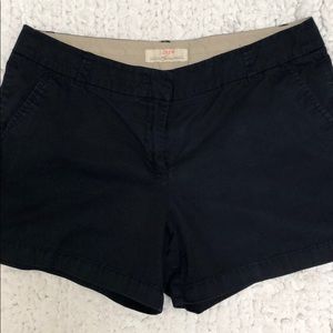 J Crew Chino Shorts Navy Size 14